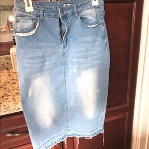 Jade Mackenzie denim skirt size XS